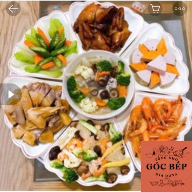 Bộ Bát Đĩa Hoa Mặt Trời Sứ Minh Châu - Thiết Kế Đẹp, Giá Gốc 496k Giảm còn 400k