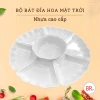 Bộ bát đĩa hoa mặt trời trắng nhựa Việt Nhật - Ăn uống, thờ cúng gia tiên Hằng Đồng Nát 6.836 8