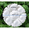 Bộ bát đĩa hoa mặt trời trắng tinh ĐK45cm - Sứ Bát Tràng sang trọng, giá ưu đãi 380k 7