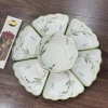 Bộ bát đĩa Hoa Mặt Trời Trúc Chuồn 45cm - Cao cấp, sang trọng, phù hợp cúng gia tiên - Giá 335k 2