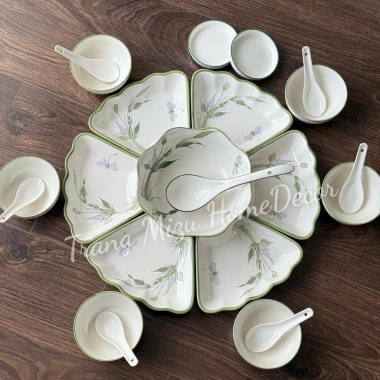Bộ bát đĩa Hoa Mặt Trời Trúc Chuồn 45cm - Cao cấp, sang trọng, phù hợp cúng gia tiên - Giá 335k 9 Bộ bát đĩa Hoa Mặt Trời Trúc Chuồn 45cm - Cao cấp, sang trọng, phù hợp cúng gia tiên - Giá 335k 9