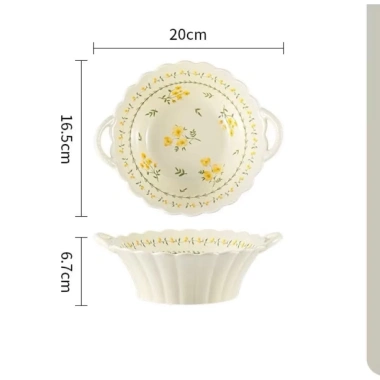Bộ bát đĩa Mai Vàng 25 món gốm sứ cao cấp - Đẹp như hình, giá ưu đãi 159.000₫ 5