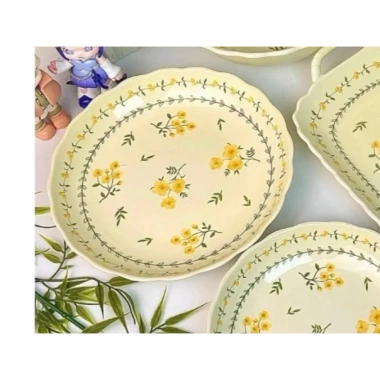 Bộ bát đĩa Mai Vàng 25 món gốm sứ cao cấp - Đẹp như hình, giá ưu đãi 159.000₫ 6