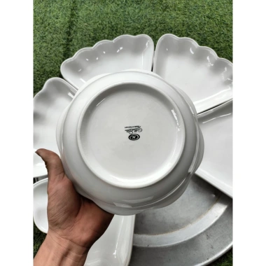 Bộ bát đĩa mặt trời HOA ĐÀO Minh Châu 7 món loại 1 - Đẹp dày dặn, Thắp hương thờ cúng, Giá ưu đãi 110.000đ 5