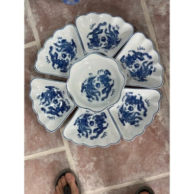 Bộ bát đĩa mặt trời họa tiết rồng 7 món Minh Châu – Thờ cúng, giá ưu đãi 110k 2 Bộ bát đĩa mặt trời họa tiết rồng 7 món Minh Châu – Thờ cúng, giá ưu đãi 110k 2