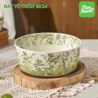 Bộ Bát Đĩa Men Sứ Hoa Linh Lan 12 món dùng cho lò vi sóng - Giá ưu đãi 82.801đ