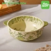 Bộ Bát Đĩa Men Sứ Hoa Linh Lan 12 món dùng cho lò vi sóng - Giá ưu đãi 82.801đ 6