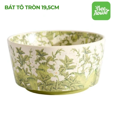 Bộ Bát Đĩa Men Sứ Hoa Linh Lan 12 món dùng cho lò vi sóng - Giá ưu đãi 82.801đ