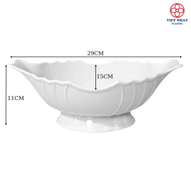Bộ bát đĩa nhựa hoa mặt trời 6.836, bát thuyền 8.615 - Đựng gà, bày cơm cúng, 47.200₫