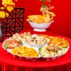 Bộ bát đĩa nhựa hoa mặt trời 6.836, bát thuyền 8.615 - Đựng gà, bày cơm cúng, 47.200₫ 5