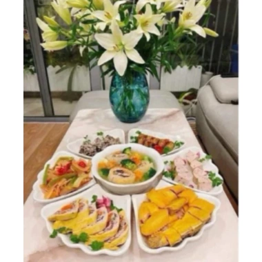 Bộ Bát Đĩa Nhựa Hoa Mặt Trời Size To – Đẹp, Thắp Hương, Thờ Cúng Gia Tiên, Giá 160.000