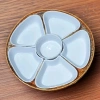 Bộ bát đĩa nhựa phíp 5 cánh hoa mai trắng bóng, siêu bền nhẹ, giá chỉ 35.000 VND 7