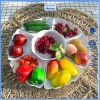 Bộ Bát Đĩa Nhựa Việt Nhật 7 Món Hình Hoa Mặt Trời - Đĩa Cúng Gia Tiên, Bày Mâm Cỗ Đẹp Giá Ưu Đãi 75.000 VND