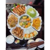 Bộ Bát Đĩa Nhựa Việt Nhật 7 Món Hình Hoa Mặt Trời - Đĩa Cúng Gia Tiên, Bày Mâm Cỗ Đẹp Giá Ưu Đãi 75.000 VND 8