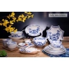Bộ bát đĩa sen cành xanh 12 món - Giá ưu đãi 25.000₫, gốm chất lượng, thiết kế tinh tế 2