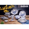 Bộ bát đĩa sen cành xanh 12 món - Giá ưu đãi 25.000₫, gốm chất lượng, thiết kế tinh tế 3