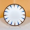 Bộ bát đĩa sét 20 chi tiết hoa văn trắng viền đen Men cao cấp giảm giá 250.000₫ 6