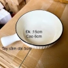 Bộ bát đĩa sọc trắng 30 món - 10 bát, 2 tô, 4 đĩa tròn, 1 đĩa vuông tay, 2 chấm, 10 thìa - Giá chỉ 139.000₫ 6