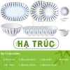 Bộ Bát Đĩa Sứ 12 Cái Họa Tiết Hạ Trúc Giá 365k, Bộ Gia Đình Đầm Ấm Bán Lẻ 2