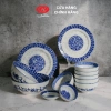 Bộ bát đĩa sứ 12 món họa tiết xanh lam - Sứ Minh Châu, giảm giá tới 22% 4