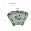 Bộ bát đĩa sứ Bát Tràng hoa mặt trời 45cm - Hoa sen tràm sang trọng, giá ưu đãi 260k 2