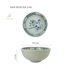 Bộ bát đĩa sứ Bát Tràng hoa mặt trời 45cm - Hoa sen tràm sang trọng, giá ưu đãi 260k 3