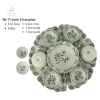 Bộ bát đĩa sứ Bát Tràng hoa mặt trời 45cm - Hoa sen tràm sang trọng, giá ưu đãi 260k 7