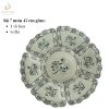 Bộ bát đĩa sứ Bát Tràng hoa mặt trời 45cm - Hoa sen tràm sang trọng, giá ưu đãi 260k 10