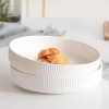 Bộ bát đĩa sứ Hàn cao cấp vân sọc Giá chỉ 21.000₫ phong cách nhà hàng sang trọng 6