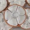 Bộ bát đĩa sứ hoa mai + khay mây cao cấp, đựng thực phẩm thờ cúng - 200.000₫ 3