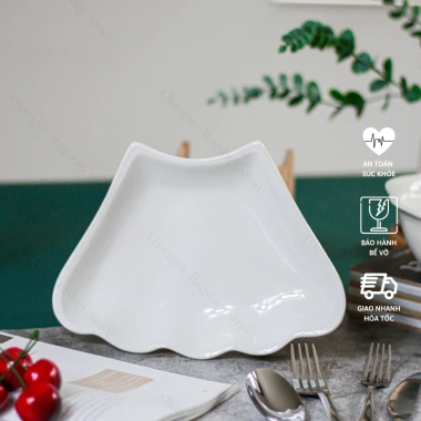Bộ bát đĩa sứ hoa mặt trời 55cm Set thờ cúng đẹp vỡ 1 đổi 1 giá ưu đãi 419k 5