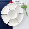 Bộ bát đĩa sứ Minh Châu cao cấp trắng trơn hoa mặt trời, bát cúng cơm Tết sang trọng – giá ưu đãi 483,600₫