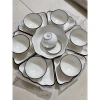 Bộ bát đĩa sứ thắp hương hoa mặt trời BT – hoa văn viền đen, giá 289.000₫ 9