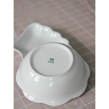 Bộ Bát Đĩa Sứ Trắng Hoa Mặt Trời - Set Cúng Gia Tiên Sứ Minh Châu Giá ưu đãi