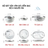Bộ bát đĩa sứ vân đá viền bạc cao cấp 6-10 người - Vân mây, Luxury Tableware, quà tặng sang trọng - Giá ưu đãi 595.000₫ 3