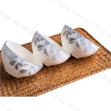 Bộ Bát Diệp Hồng 30 Chi Tiết - Sứ Cao Cấp An Toàn, Sang Trọng Lịch Sự, 149.000 VNĐ