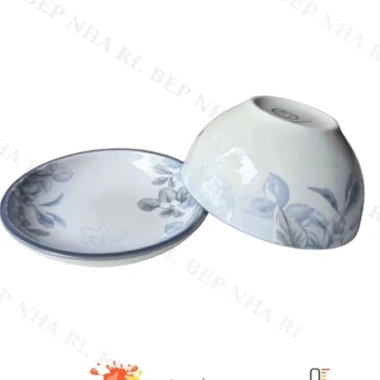 Bộ Bát Diệp Hồng 30 Chi Tiết - Sứ Cao Cấp An Toàn, Sang Trọng Lịch Sự, 149.000 VNĐ