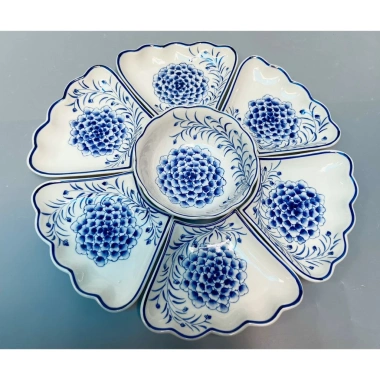 Bộ bát gốm sứ mặt trời Bát Tràng 7 món bàn ăn – Thờ cúng, giảm 21% còn 850.000₫ 3