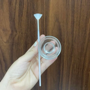 Bộ bát quét Peel da, bát thủy tinh & chổi quét cao cấp-Giá 3.550₫, giảm 35%