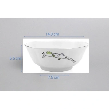 Bộ bát tô sứ Ck hoa 1.084 Việt Nam size 6-8, cam kết chính hãng, giảm giá 62.000 VND