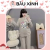 Bộ bầu mặc nhà thu đông Hoạt Tiệt Mèo kèm tay bẻo điện Đà B389 – CO dàn thoái mái, chỉ 235.000₫ 9