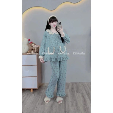 Bộ bầu & sau sinh đũi mềm dài tay bèo 2 tầng, thoải mái mẹ - Giá ưu đãi 127.500đ 6