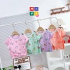 Bộ Bé Gái Áo Tay Cộc và Quần Lửng Cotton Chính Phẩm - Giá 91.500 VNĐ, Mềm Thoáng 5