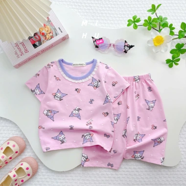 Bộ Bé Gái Áo Tay Cộc và Quần Lửng Cotton Chính Phẩm - Giá 91.500 VNĐ, Mềm Thoáng 7 Bộ Bé Gái Áo Tay Cộc và Quần Lửng Cotton Chính Phẩm - Giá 91.500 VNĐ, Mềm Thoáng 7