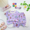 Bộ Bé Gái Áo Tay Cộc và Quần Lửng Cotton Chính Phẩm - Giá 91.500 VNĐ, Mềm Thoáng 8