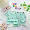 Bộ Bé Gái Áo Tay Cộc và Quần Lửng Cotton Chính Phẩm - Giá 91.500 VNĐ, Mềm Thoáng 9