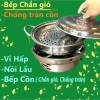 Bộ Bếp Cồn INOX Chắn Gió Chống Tràn + Nồi Lẩu và Vỉ Hấp - Giá Ưu Đãi 133k 4