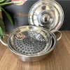 Bộ Bếp Cồn INOX Chắn Gió Chống Tràn + Nồi Lẩu và Vỉ Hấp - Giá Ưu Đãi 133k 6
