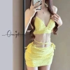 Bộ bikini 3 chi tiết hoa in nổi sexy, set bơi KHOSI BKN51 giảm giá 169.000 VND 2