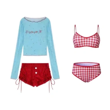 Bộ bikini 4 món Y2K trẻ trung hottrend KUNKUN BKN62 – Giá chỉ 169k, giảm ngay